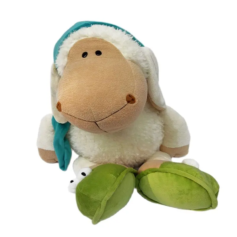 25cm 35cm 50cm 80cm Wholesale Germany  Dolly Sleepy Sheep Children\'s Day  Lovely Lamb Birthday Gift 1pcs