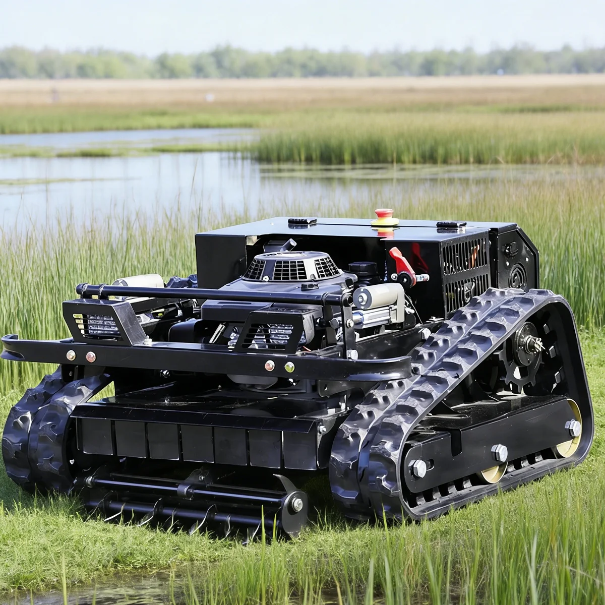 

Customized robot lawn mower used for parks, airports, agriculture, forestry, and fire fighting, as well as a lawn mowe