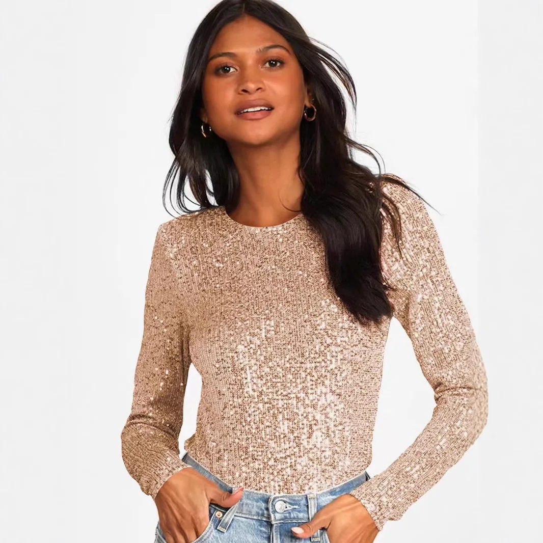 Nuovo 2023 da donna Slim Fit lungo Sve Flaing scava fuori Sexy Faionable lavorato a maglia sottile stagione autunnale Rer