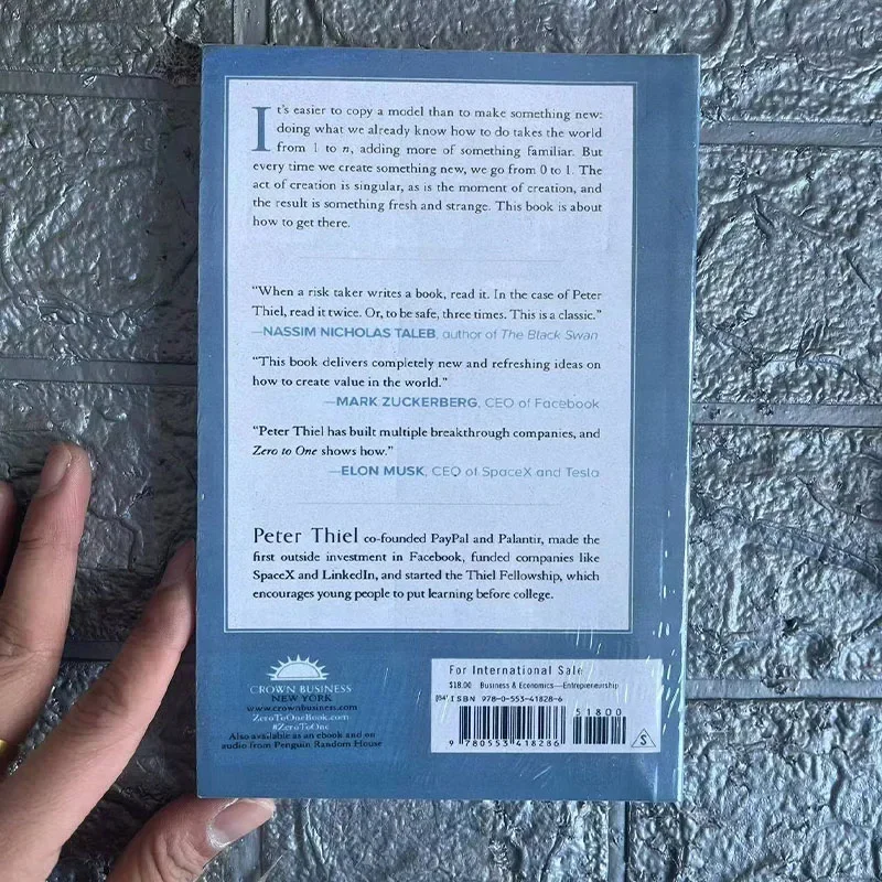 Zero To One By Peter Thiel With Blake Masters Notes On Startups How To Build The Future Encourage Books