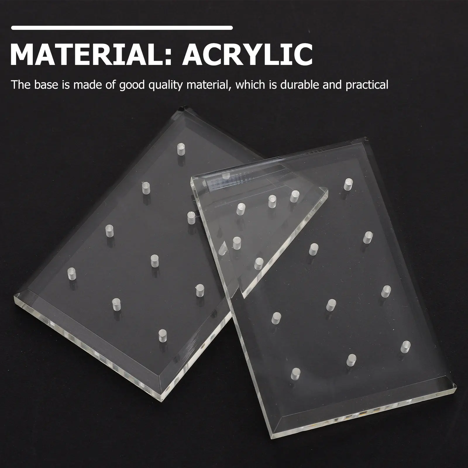 

Набор из 2 удобных подставок для насадок для маникюрных фрез, легкая подставка для хранения на рабочем столе, для порядка и легкого доступа к инструментам для маникюра