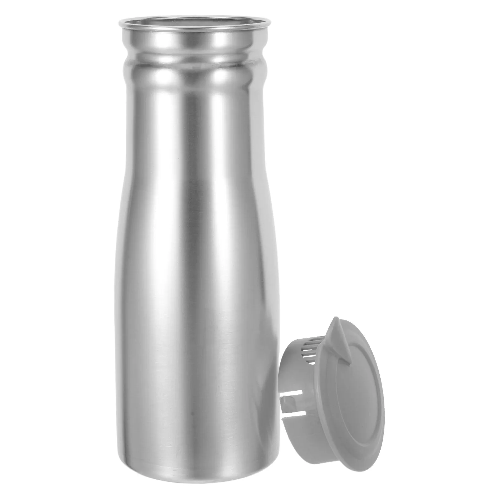 Cold Water Jug Stainless Steel 1000Ml Single Layer Filtered Spout Lid Tea Brewing Juice Beverage Server Beverage Container