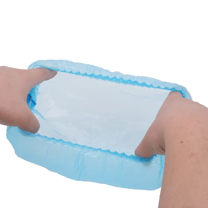 Disposable Shower Cap Covers Bathroom Accessories Transparent and Waterproof Disposable Hair Caps Bathroom Products