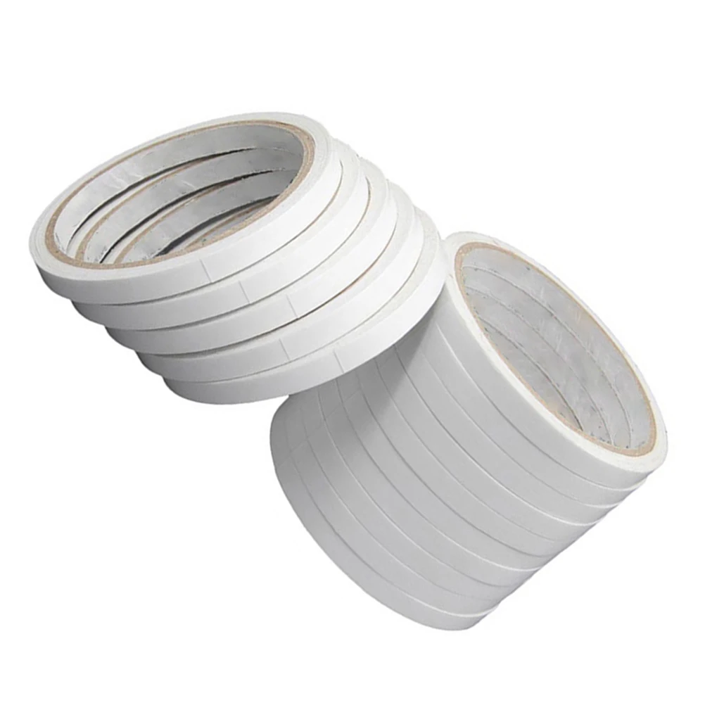 

20Pcs Strong Hold Double-Sided Adhesive Tapes Hot Melt Bonding Tape for Sewing Hemming Craft Class Stationery Students Office