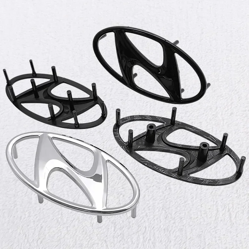 Logotipo do carro emblema do centro do volante para hyundai tucson acento azera elantra ioniq palisada toscani veloster acessórios automóveis