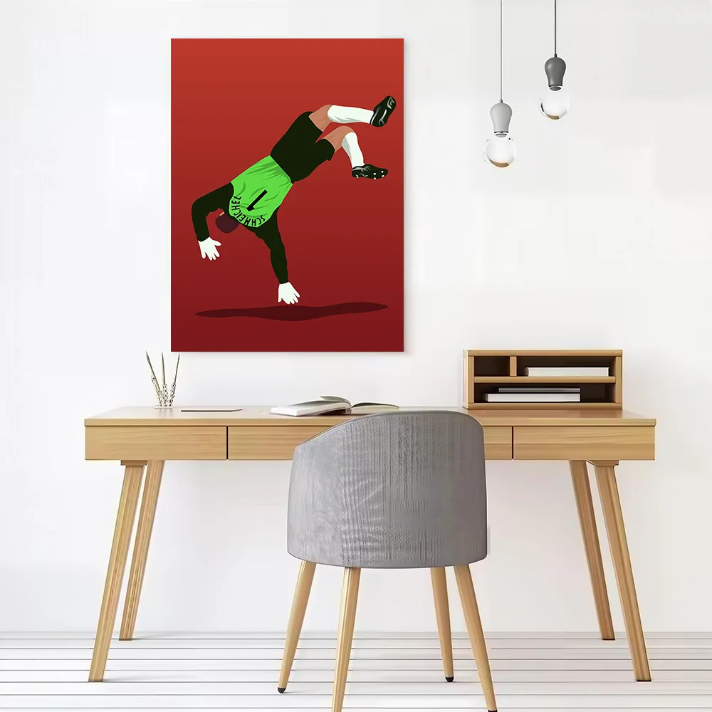 Peter Schmeichel Poster Canvas Wall Art Custom Photo Print Modern Painting for Fans Home Decor Living Room Decoration Wand Deko