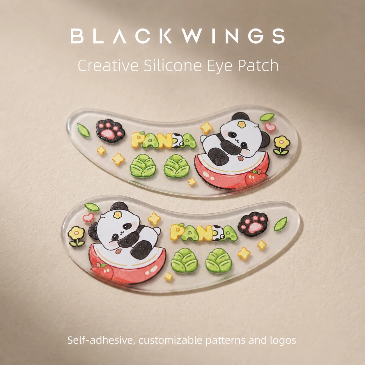 Blackwings Silicone Eye Patches Are Suitable for Dark Circles and Puffy, Reusable Female Cooling Gel Eye Mask