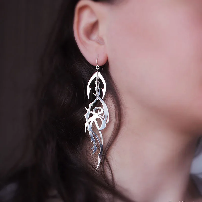 Hot Selling Creative Retro Design Abstract Charm Mom Earrings Fashion Individuality Women's Ear Ornaments Wholesale