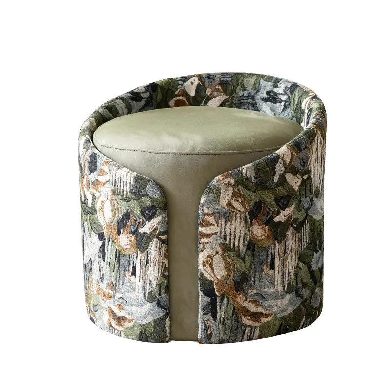 

Bedroom dressing stool medieval B & B apartment makeup chair designer creative shoe changing stool round stool home