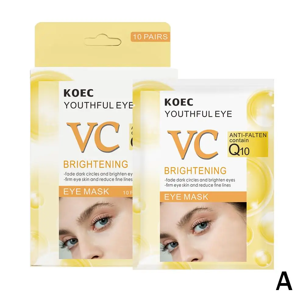 10 Paare Kollagen Augenklappen Augen taschen Entfernung Falten Augen Hautpflege dunkle Retinol Maske Schlaf pads Kreise vc Patches Gesicht o7t4