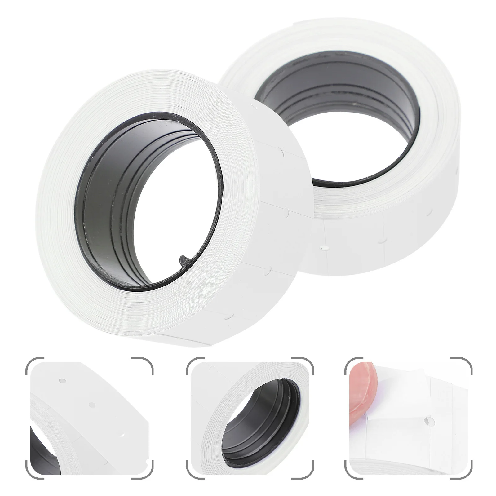 10 Rolls Price Tag Sticker Practical Label Paper for Product Identification Pricing in Various Industries