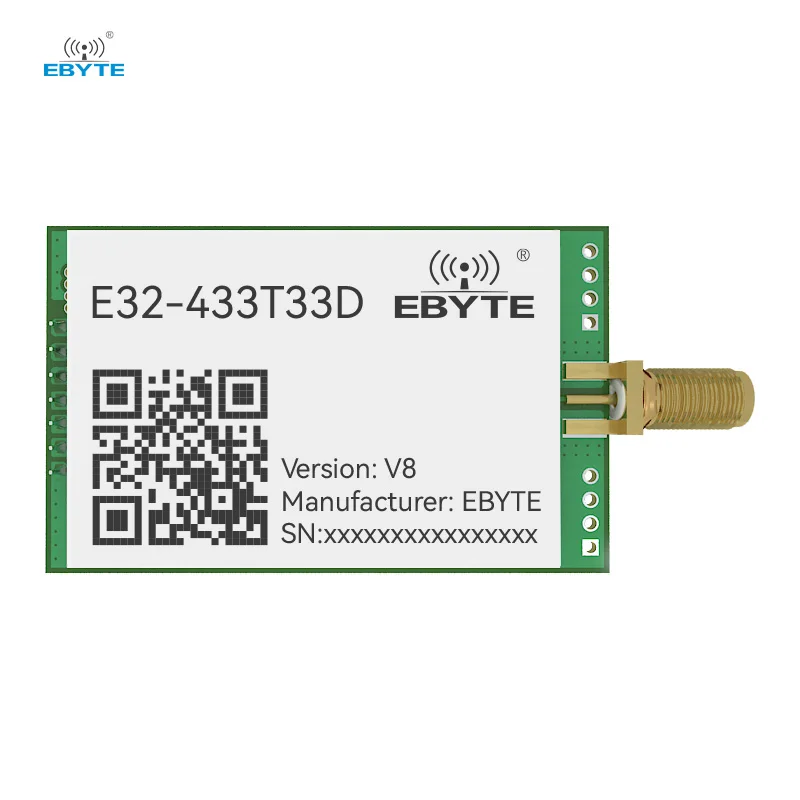 LoRa Spread Spectrum Module 433MHz EBYTE E32-433T33D Long Disctance 16km 33dBm SMA-K DIP UART Air-Wake up Wireless Module