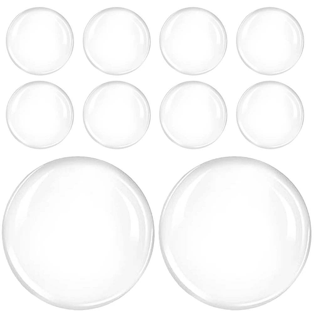 

10Pcs Transparent Door Handle Protectors Silent Wall Bumpers Durable Door Knob Stoppers Prevent Damage Noise Reduction