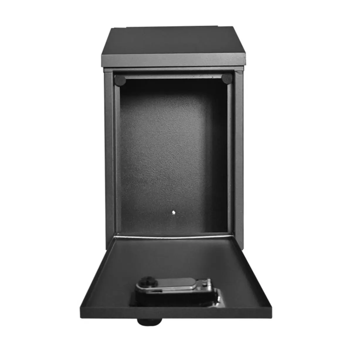 Time Saving Metal Locking Mailbox Wall Mounted Hanging Mailbox Lockable Outdoor Mail Box for House Ballot & Collection Key Drop