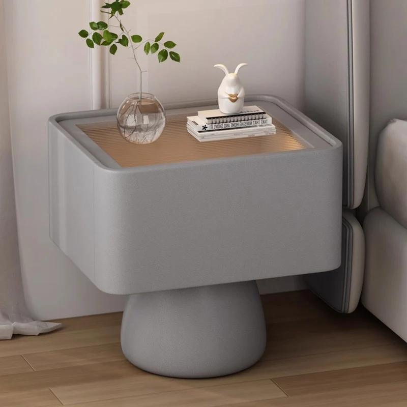 Mesita De Noche sencilla nórdica, almacenamiento, estética, moderna, De lujo, belleza, Mesitas De Noche Para El Dormitorio, muebles