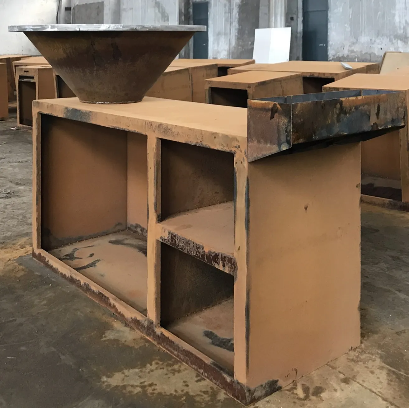 Parrilla de barbacoa de acero,