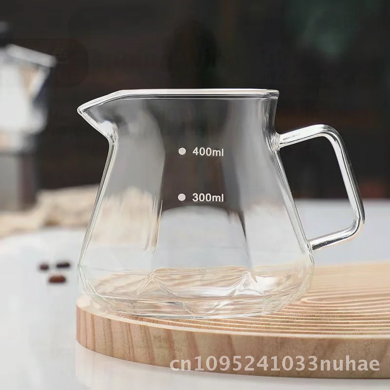 

Modern Minimalist Glass Coffee Filter Cup Sharing Pot Hand Drip Brewing Utensil for Coffee Lovers