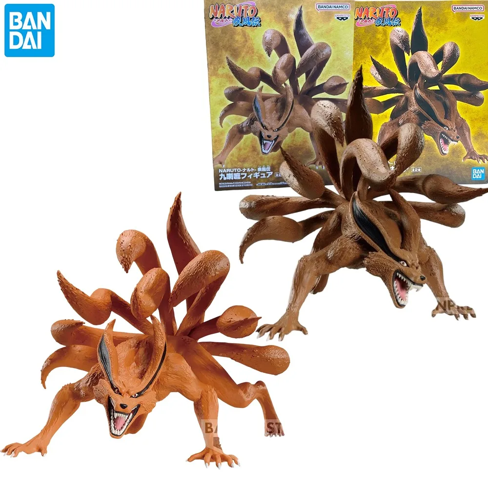

В наличии оригинальная фигурка BANDAI Banpresto аниме Наруто Шиппуден, девять хвостов, девять ламмы, подвижная фигурка куклы, серия, модель игрушки в подарок
