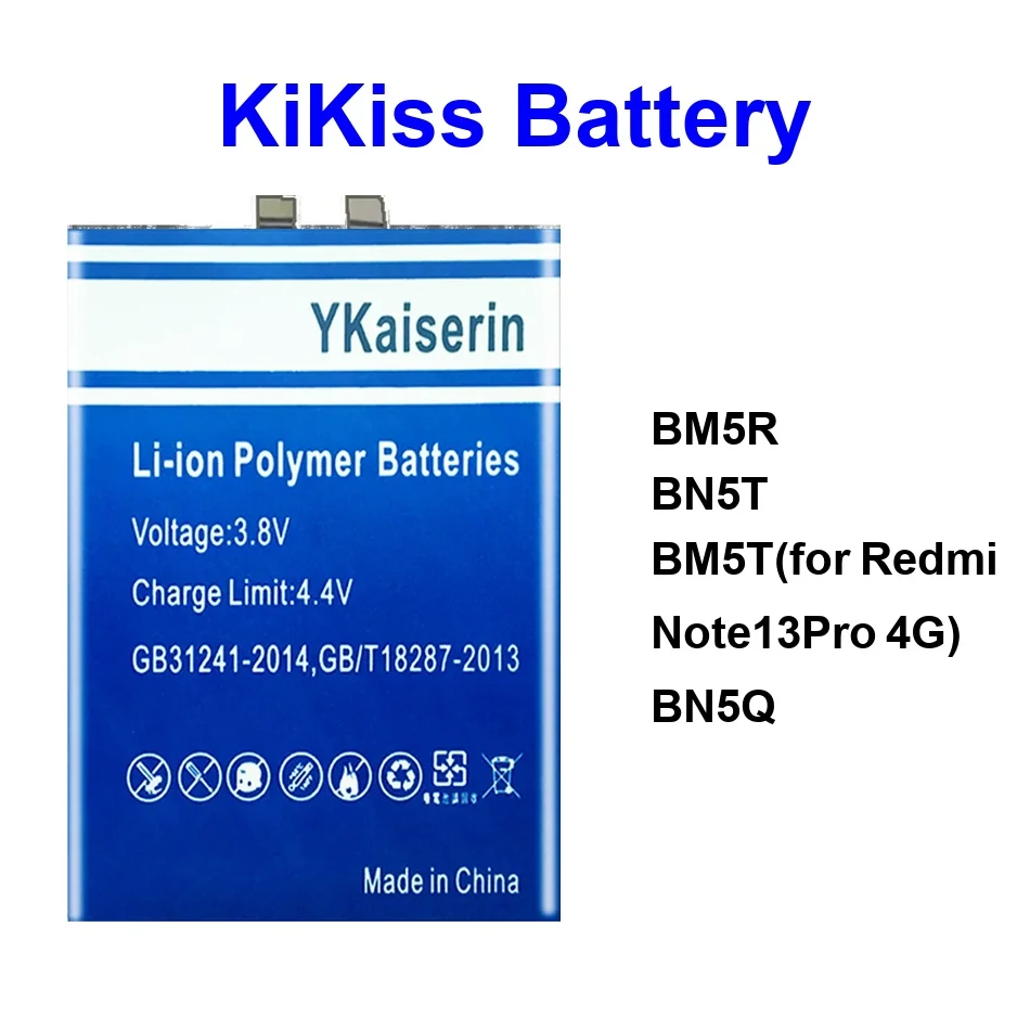 

Mobile Phone Battery High-Capacity BN5Q BM5R BN5T 5500-5600Mah For Xiaomi Redmi 13C 13POCO Note 12 13 M6 Pro 5G 4G