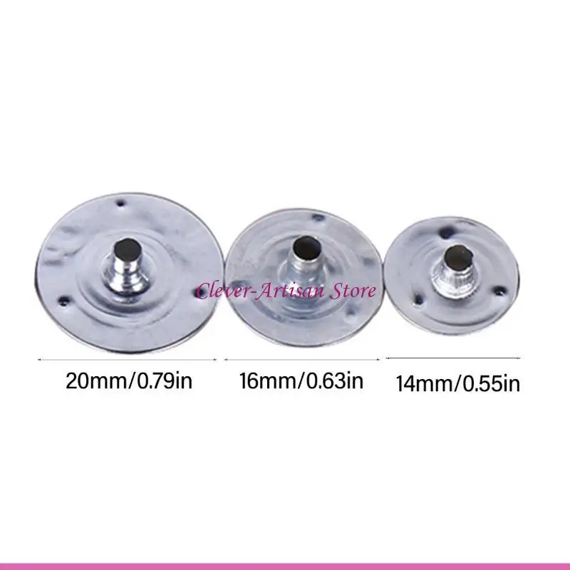 E06B 100 kupa świeca sprawiająca, że Tealeght Wick Holders baza samozwańcza metalowa świeca knot podtrzymywania