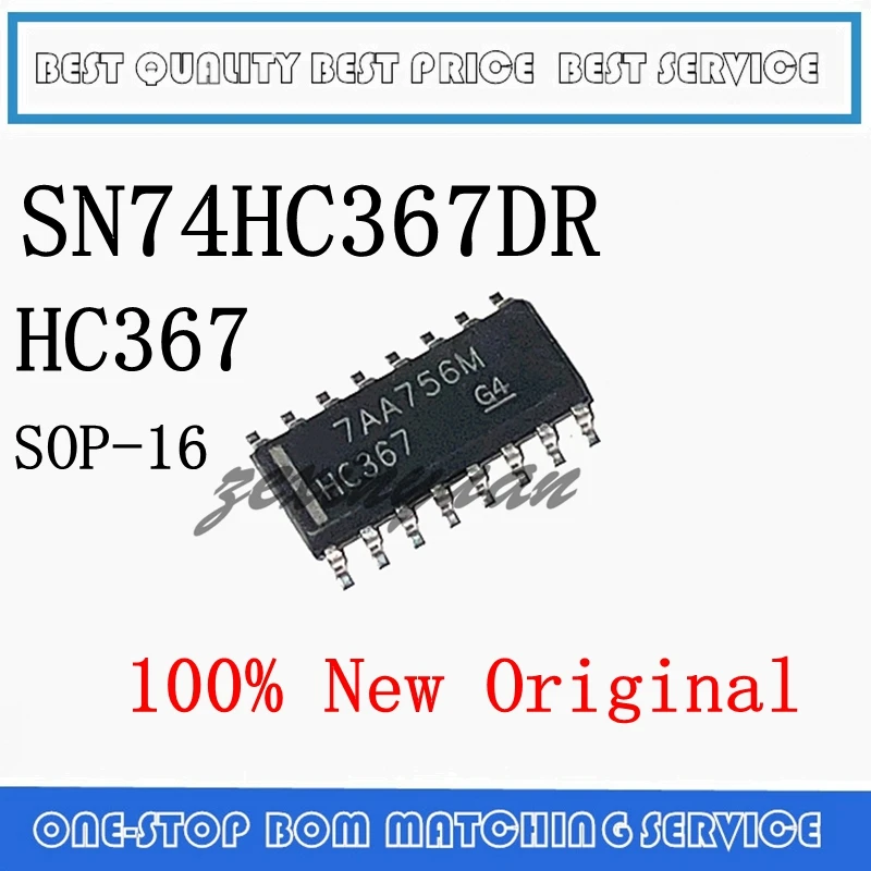 10PCS HC367 74HC367 74HC367D SN74HC367DR SOP-16