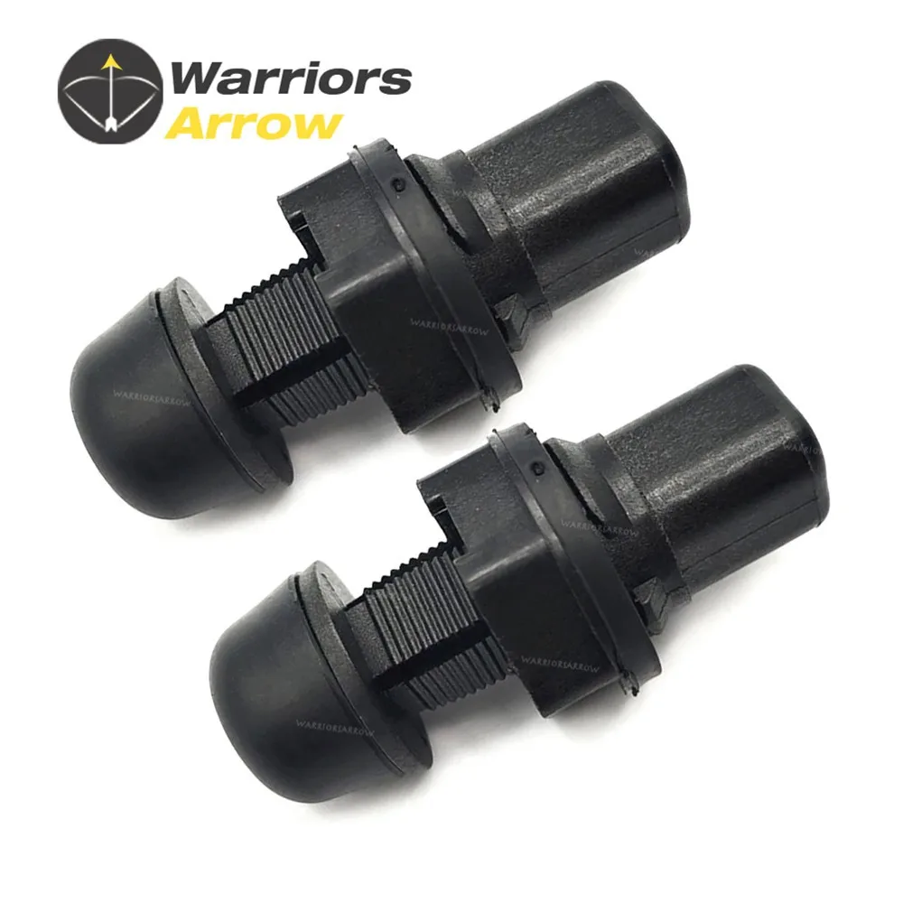 

2Pcs Rear Boot Tailgate Adjustable Stop Buffer Plastic Black 6Q6827499C For Touareg For LEON 2006-2016