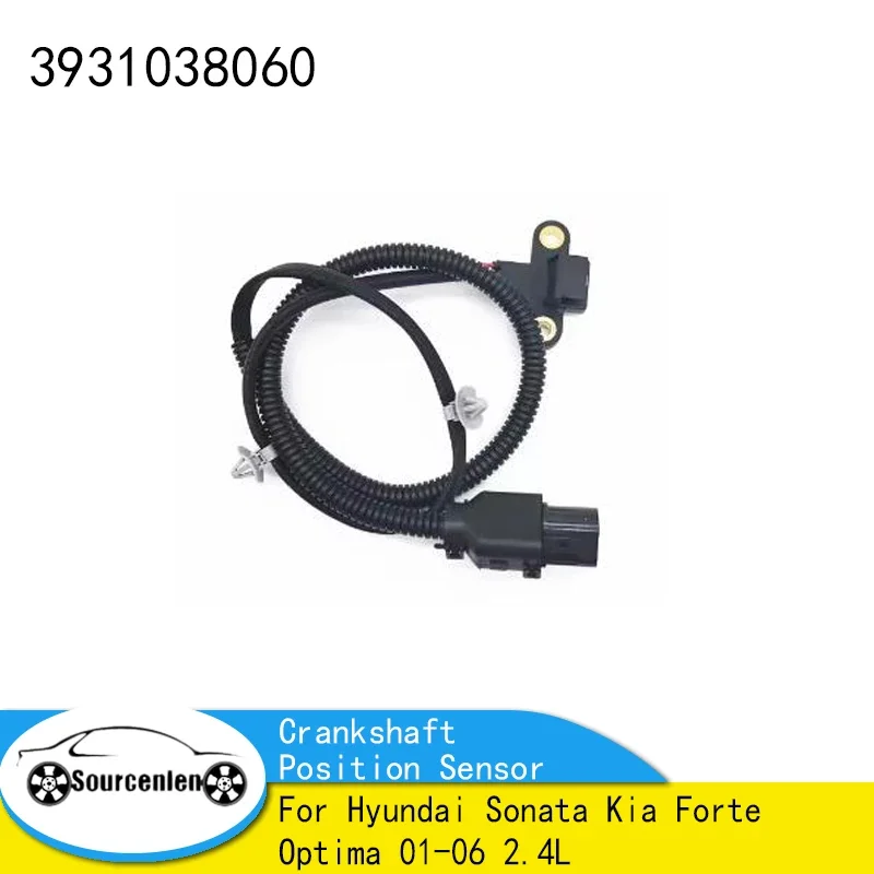 

Датчик положения коленчатого вала OEM 39310-38060 3931038060 для Hyundai Sonata, Kia Forte, Optima 01-06 2.4L