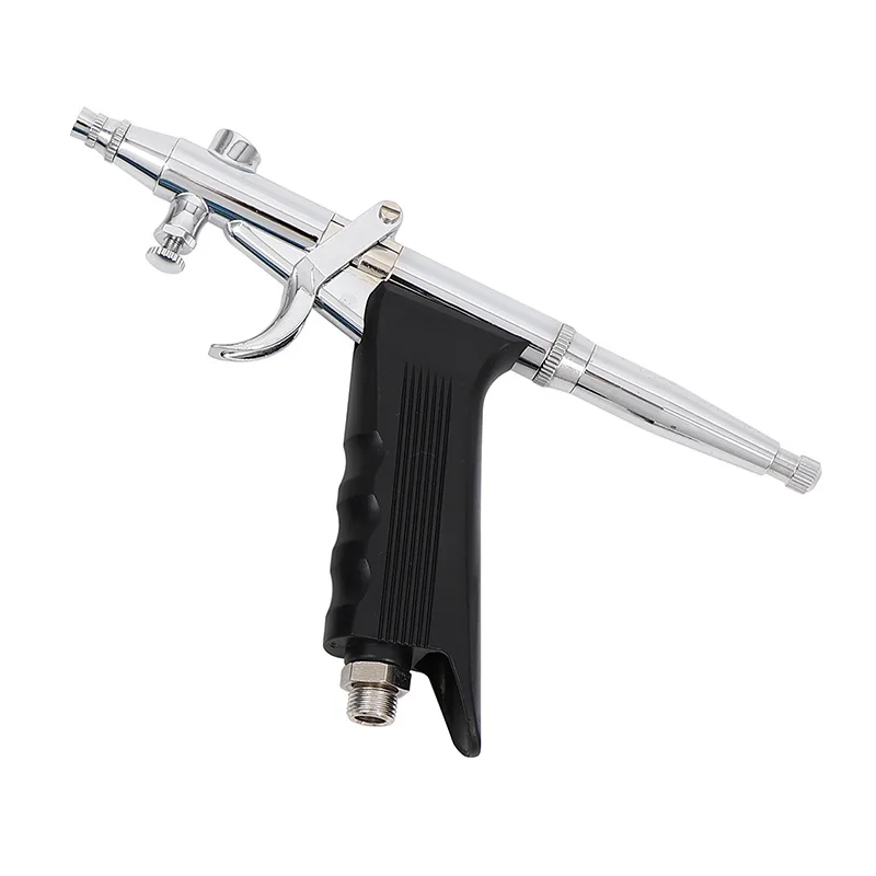 Imagem -04 - Pistola de Aerógrafo Dual-action com Kit de Acessórios Agulha 0.2 0.3 0.5 mm Pintura Carros Caneta Spray