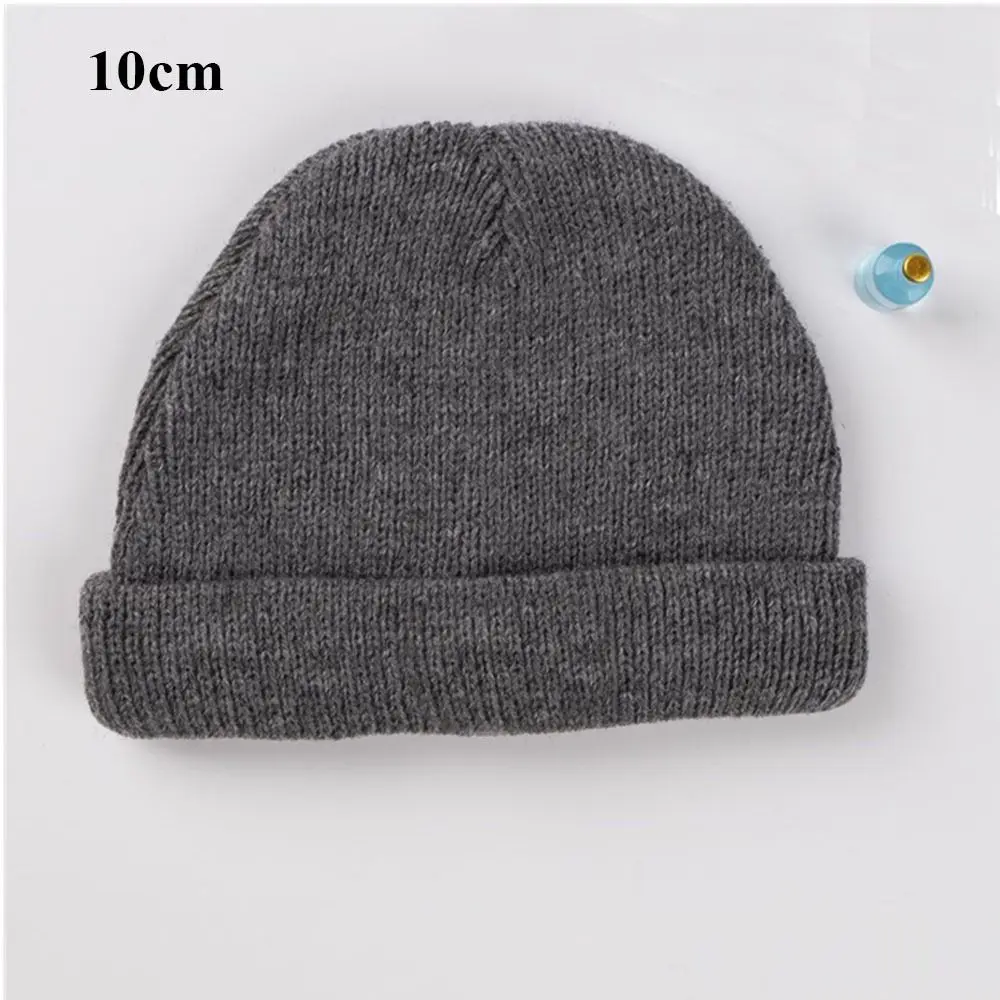 New Fashion Cotton Doll Hat 6 Colors Cute Doll Hat Mini Animal Knitted Hat for 10/20cm Cotton Doll