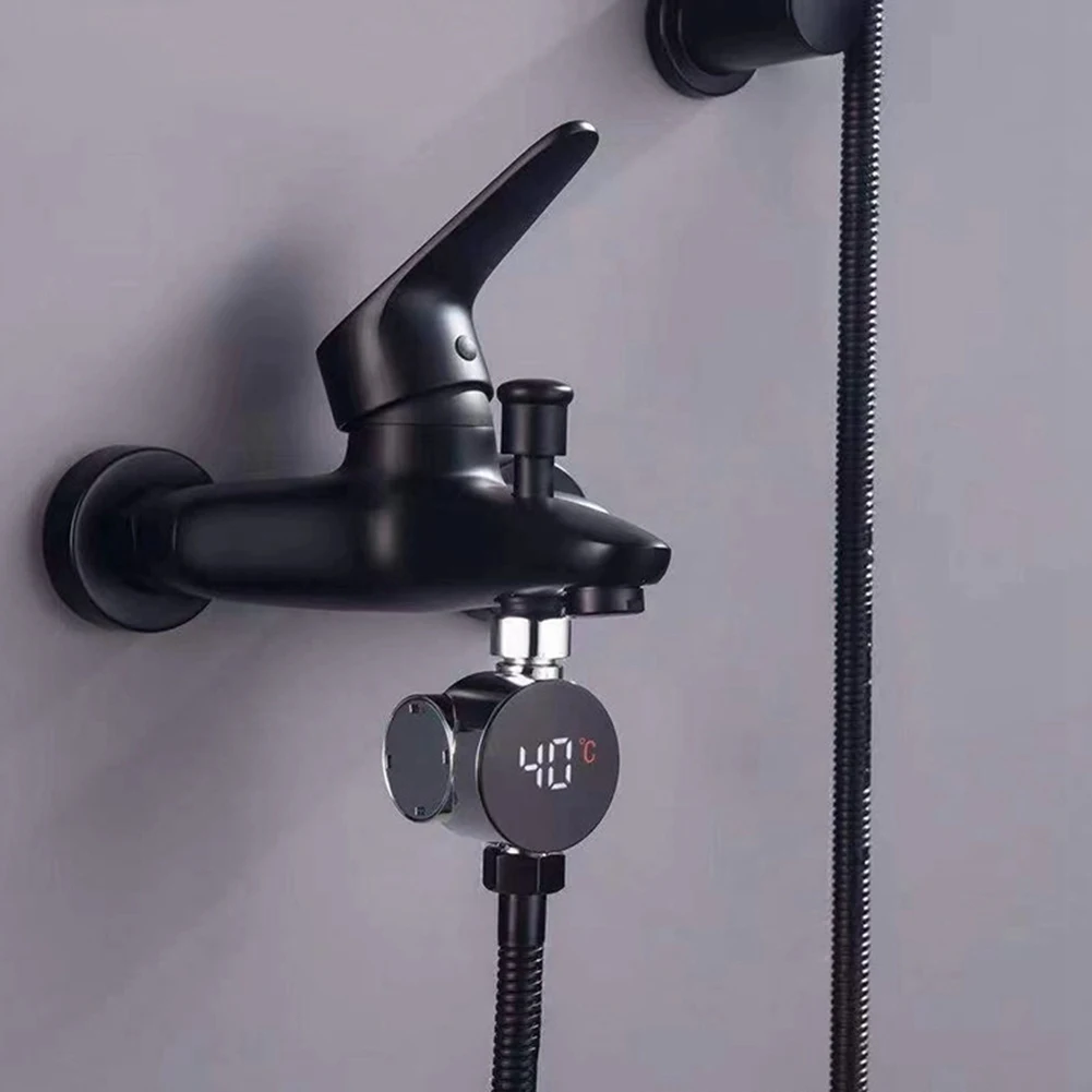 Termometer mandi air rumah layar LED, pengukur suhu air listrik menghasilkan sendiri untuk perawatan bayi B