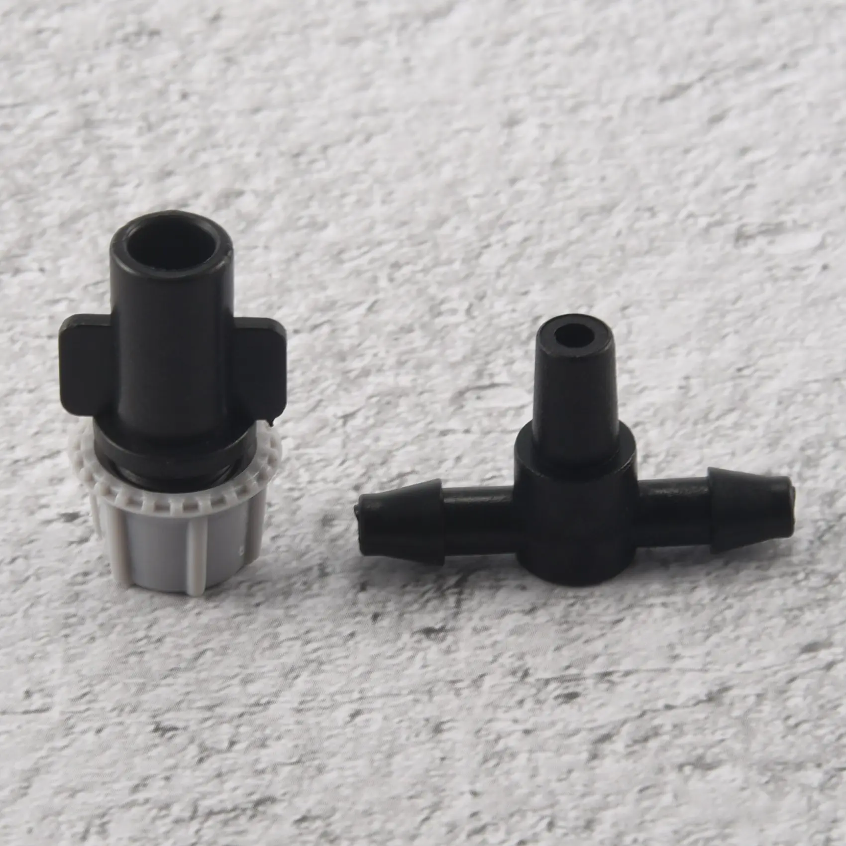 ABKJ-100Pcs(50 Pairs)Garden Irrigation Kit Adjustable Atomization Dripper Atomization Connection Tee Joint Water Irrigation Drip