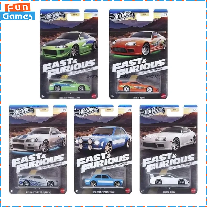 1/64 ล้อร้อน Fast & Furious HNR88 Series รถรุ่น Toyota Subaru Mitsubishi รถจําลองรุ่นเด็กของขวัญวันเกิด