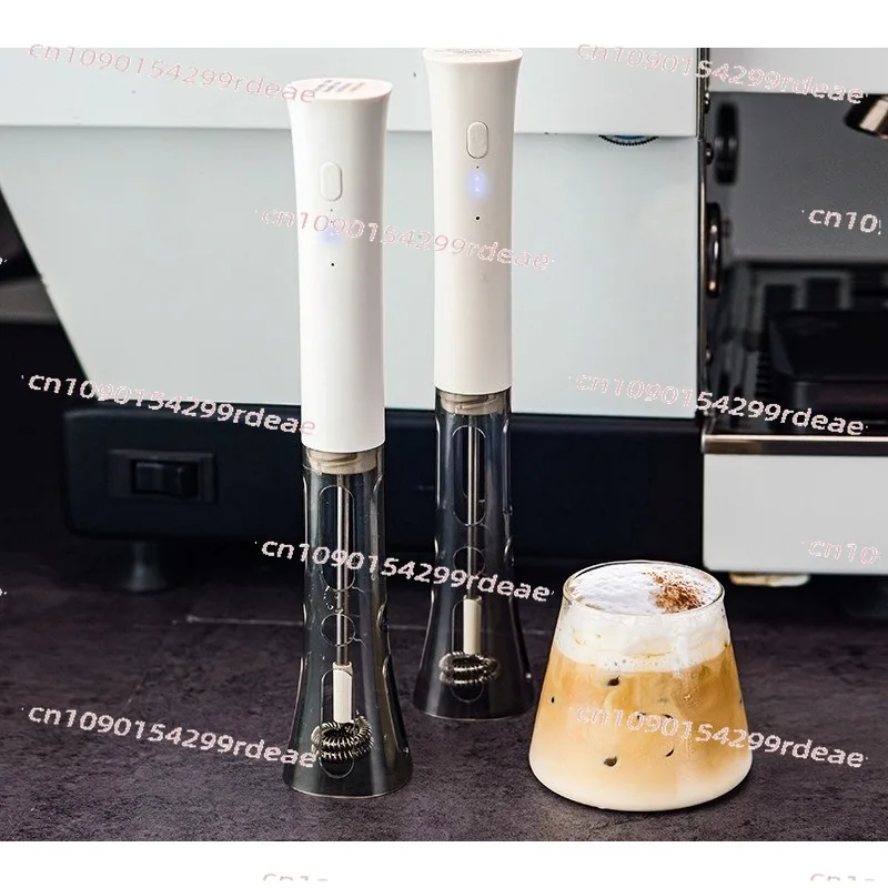 Electric Milk Frother Automatic Coffee Latte Art Frother Hand-Free Milk Whisk Mixer Stirrer