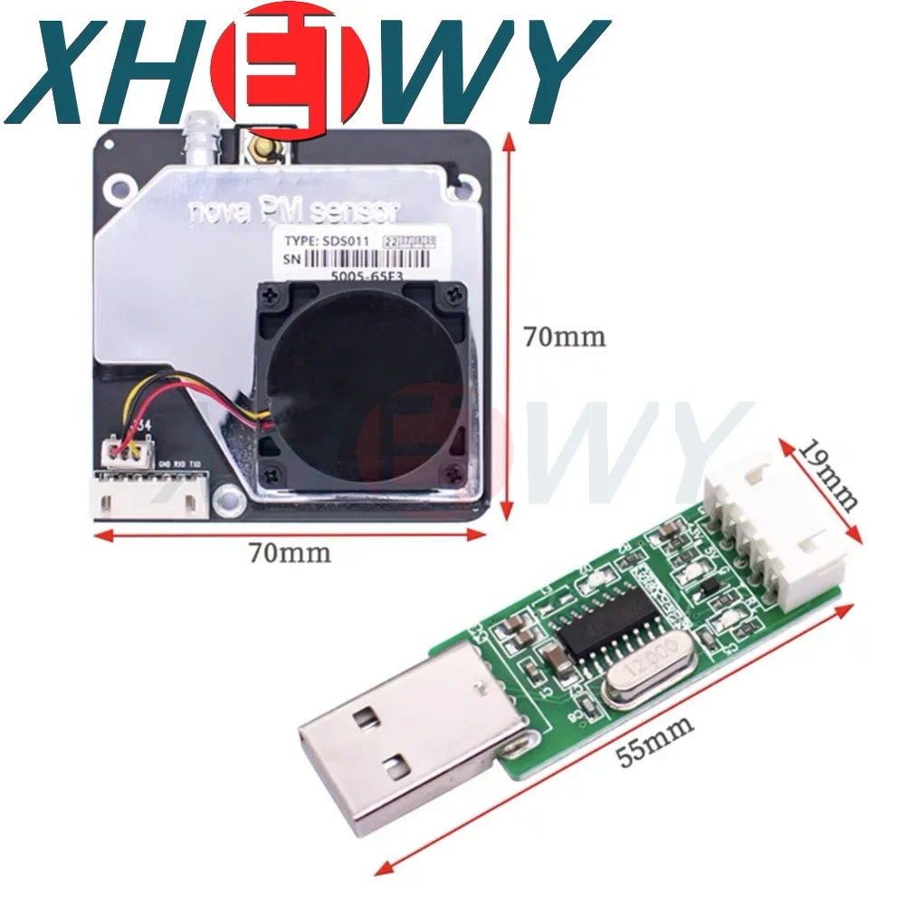 Nova PM Sensor SDS011 High Precision Laser PM2.5 Air Quality Detection Module Super Dust Digital Output