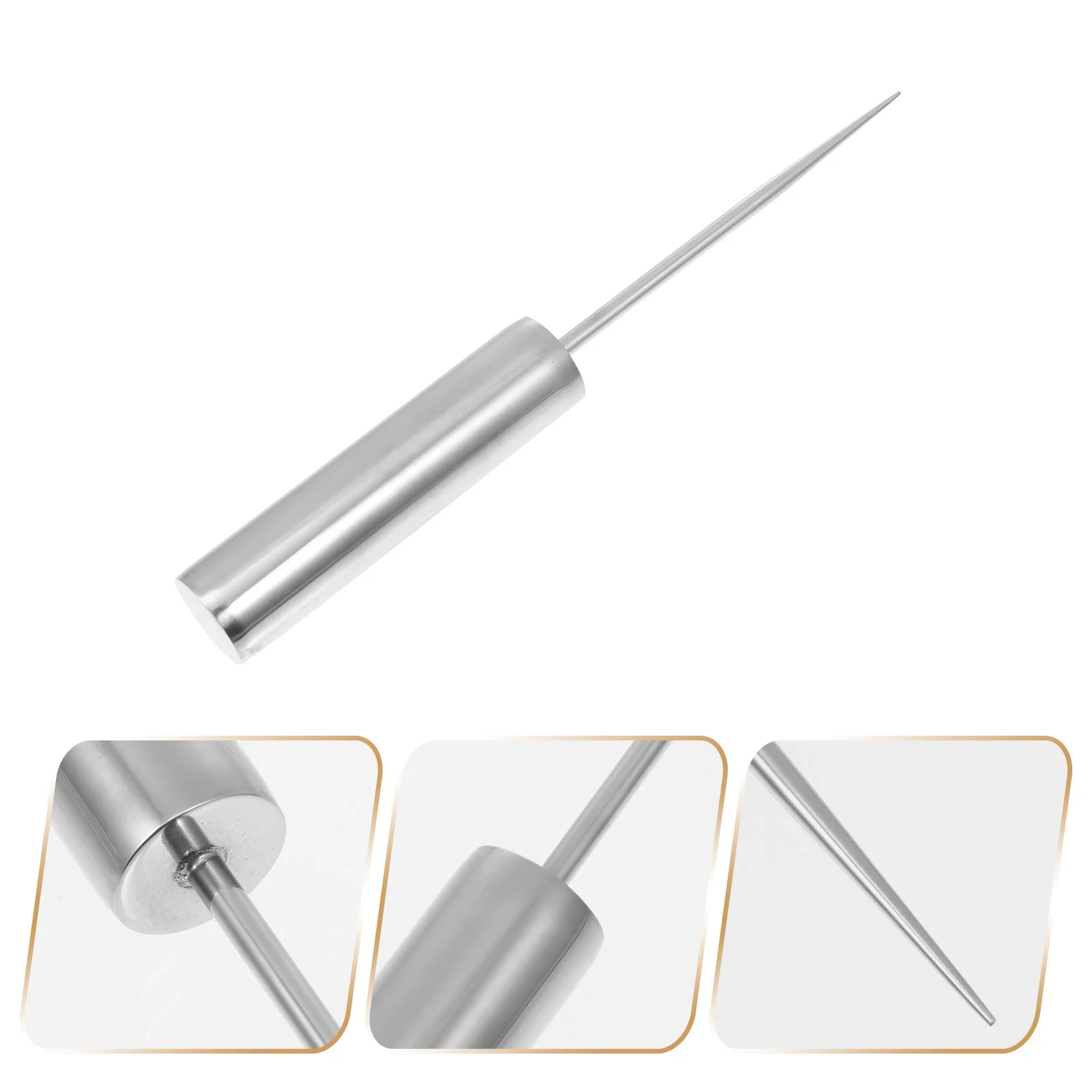 

Stainless Steel Ice Pick Spike Kitchen Cold Chisel Mallet for Breaking Picker Tool Japanese-style