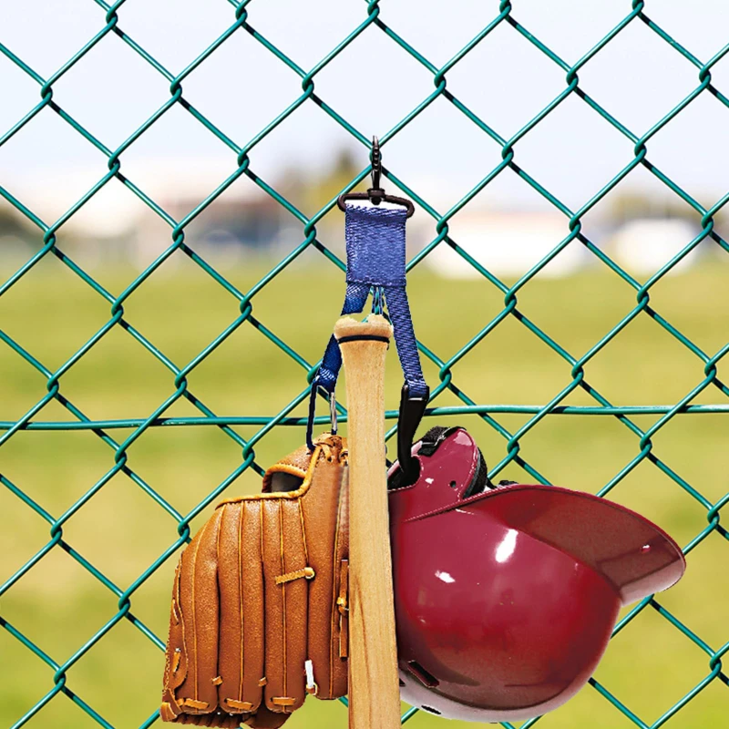 1pc Baseball Equipment Hooks Reusable Solid Color Bat Holder With Glove Clip Supplies Baseball Tool