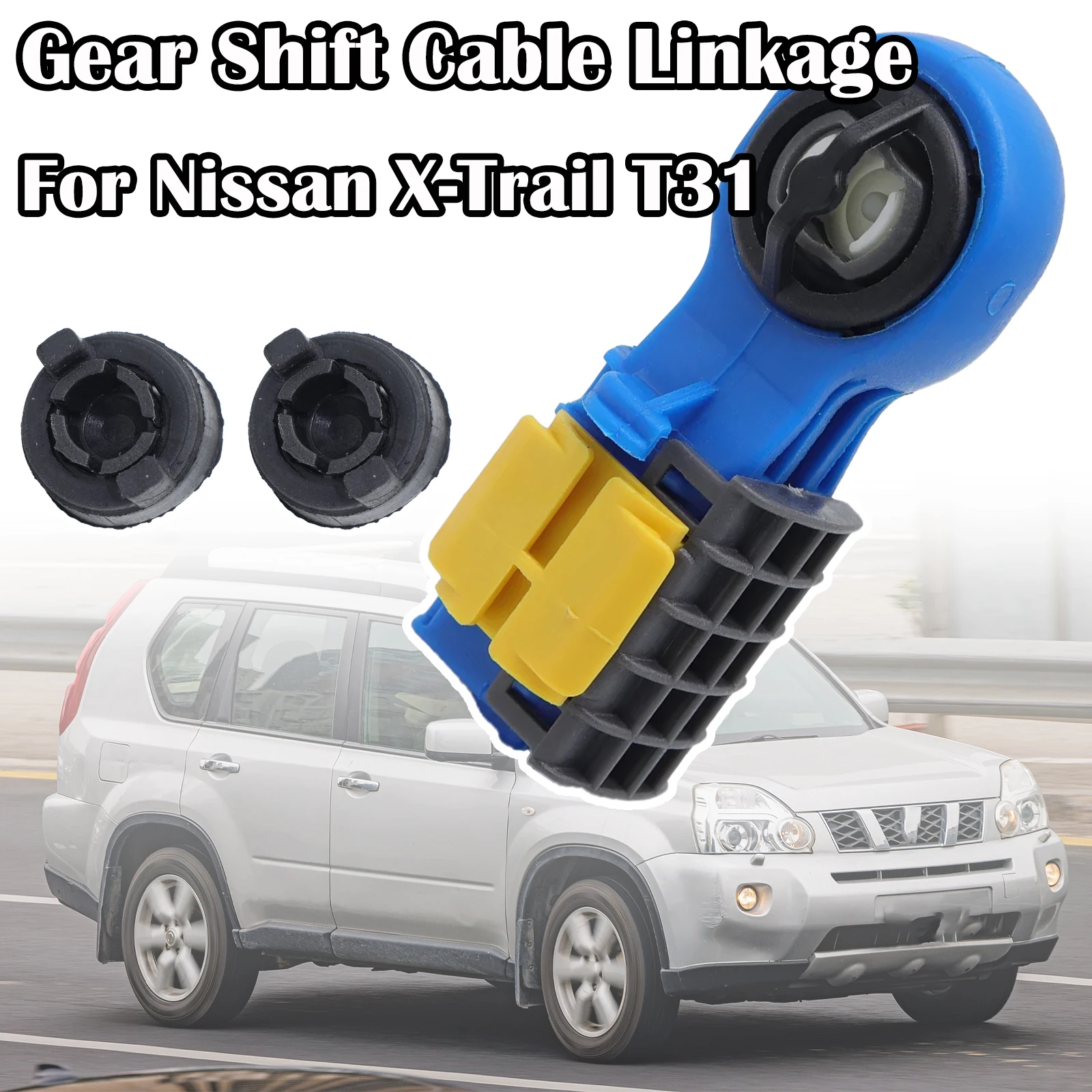 For Nissan X-Trail T31 Gearbox Shift Lever Cable End Linkage Connector Adapter Selector Buckle Replacement Parts 2007 2008- 2013