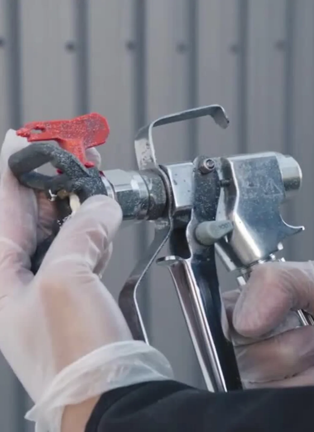 Pistola a spruzzo per vernice Airless CHARHS con ugello 517 supporto per punta della pistola per verniciatura Base dell'ugello inclusa rivestimento murale per decorare la casa