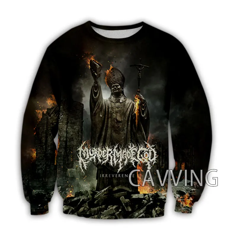 

CAVVING 3D Printed Murder Made God Crewneck Sweatshirts Harajuku Styles Tops Long Sleeve Sweatshirts for Men/women