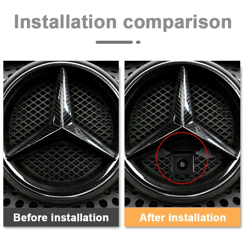 AHD Car Front View Camera For Mercedes Benz Vito Viano A B C E GL SLK GLK Class 1080P Night Vision 150° Fisheye Lens Waterproof