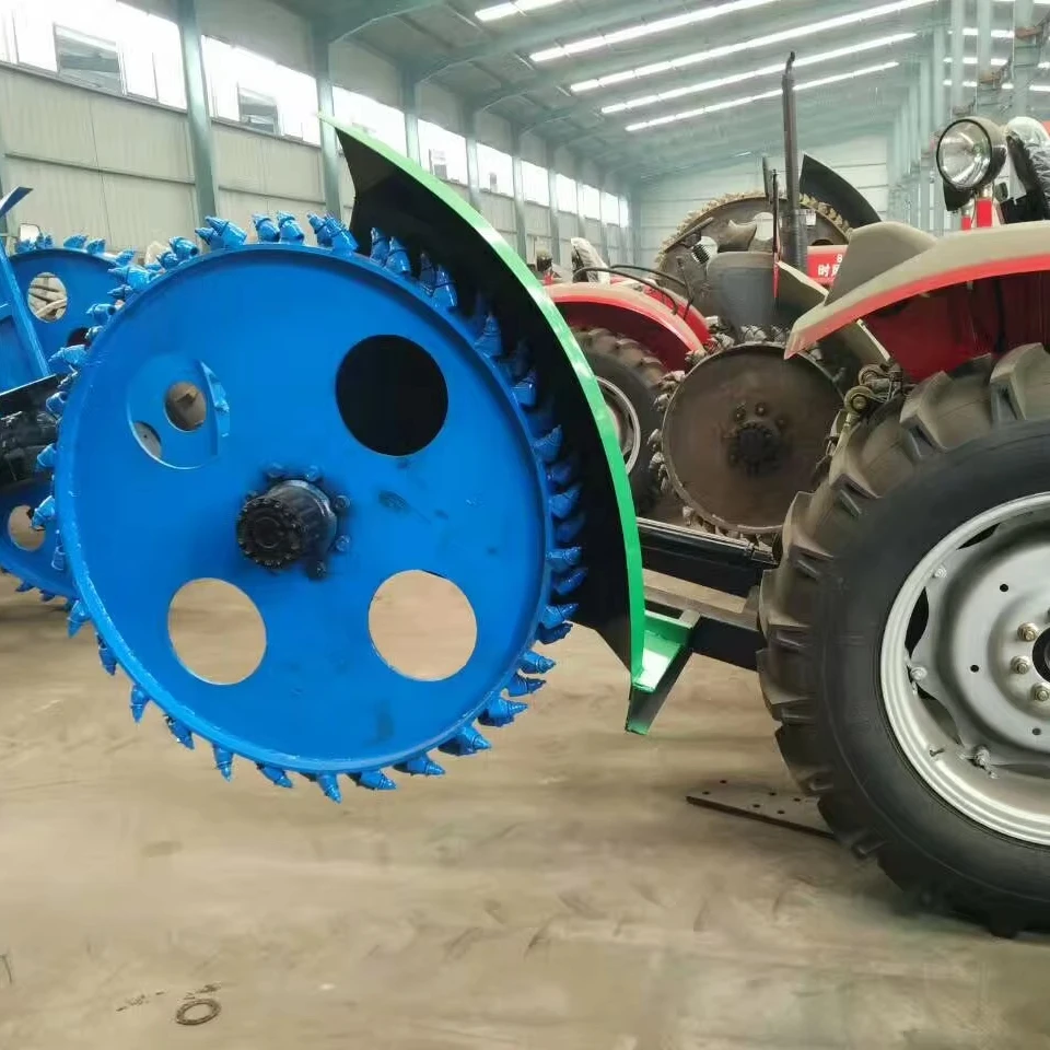 Custom High Productivity Asphalt Concrete Pavement Trenching Machine Curb Trenching Machine Disc Roadside Trenching Machine