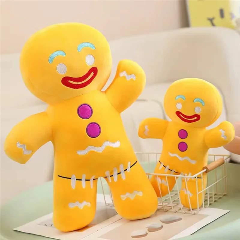 Кавайный пряничный человечек, плюшевый диван, украшение, милый печенье, чучело, подарок