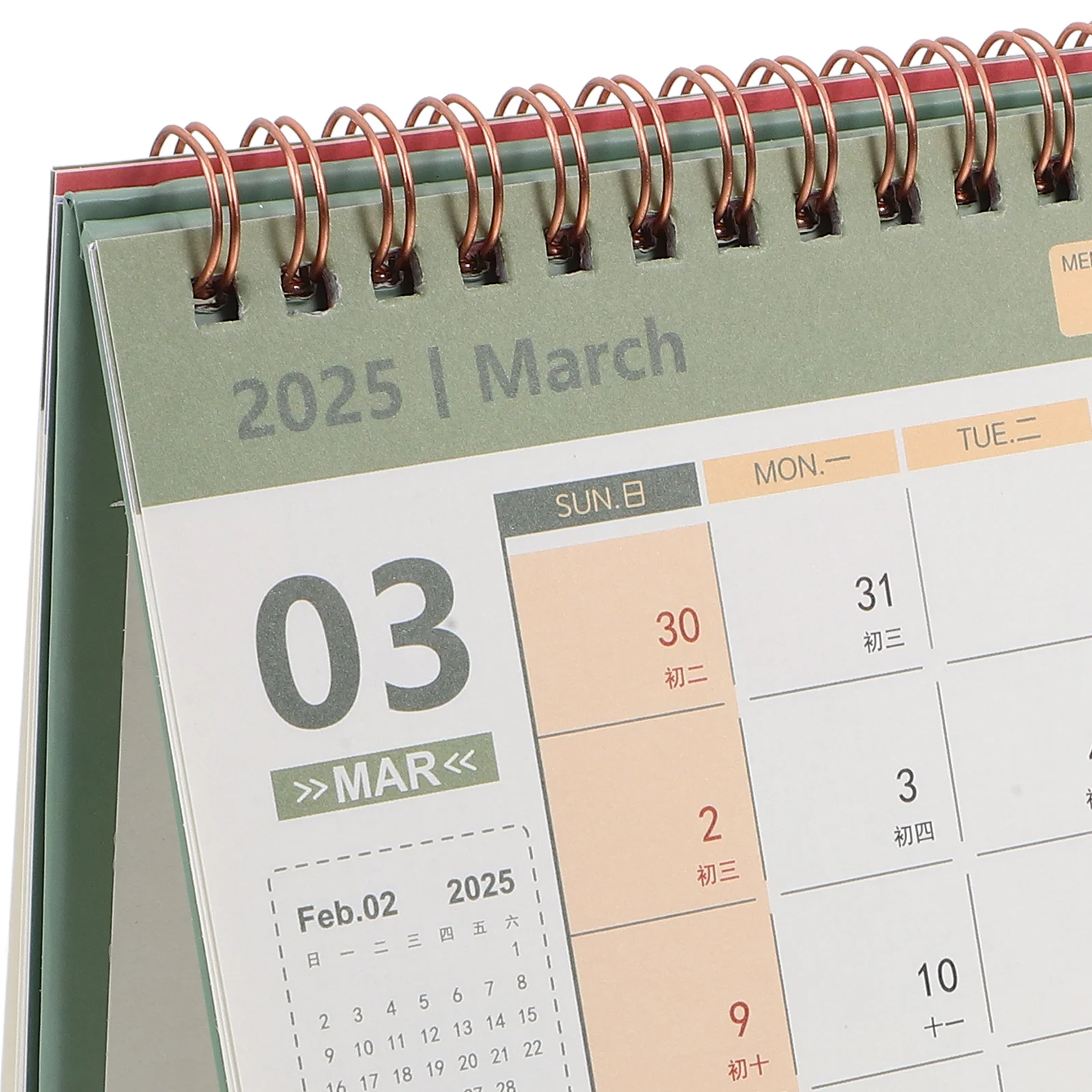 

Спиральный переплет, золотая фольга, настольный календарь, плотная бумага, прочный металлический переплет, минималистичный настольный ежемесячный календарь, стоячий