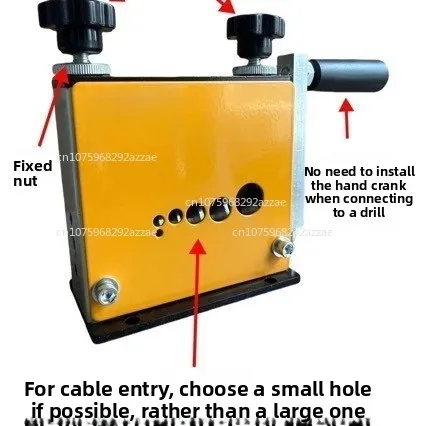 Six-hole five-head wire stripping machine, waste wire stripping machine anti-cut hand spray paint anti-rust wire pulling machine