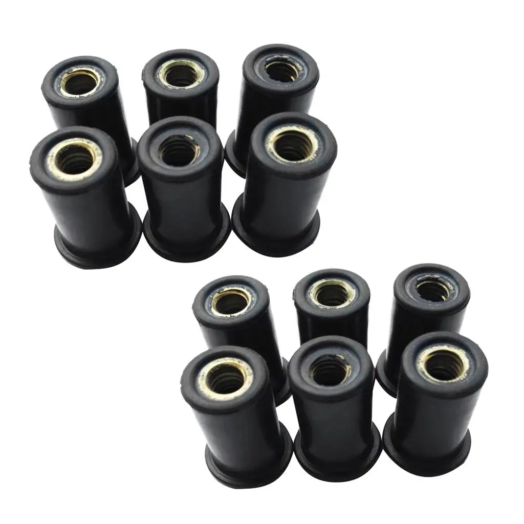 Kayak Rubber Well Nuts Blind Fastener Fairing Mounting Kit for Kayak Accessories Canoe Boat Parts