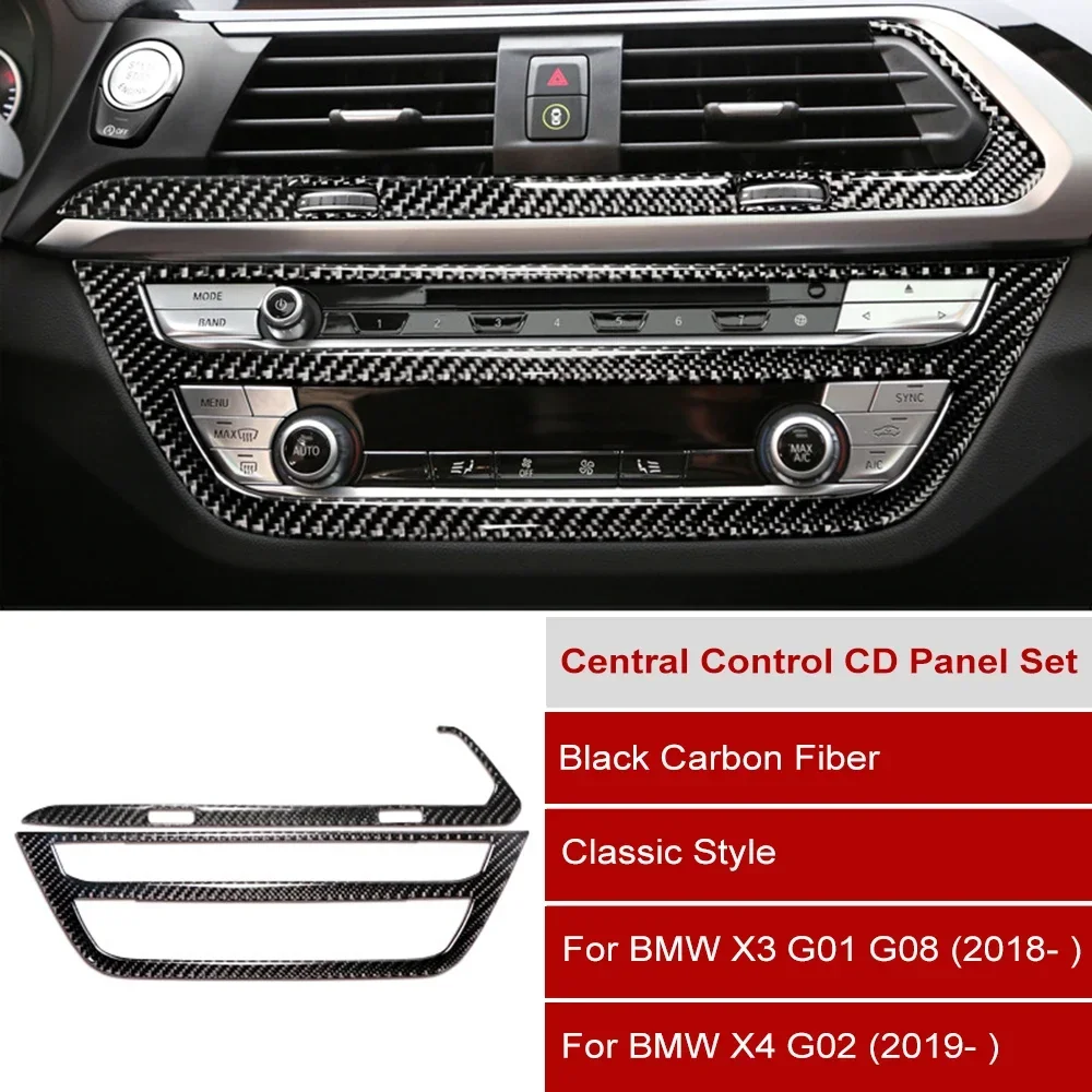 

Для BMW X3 G01 G08 X4 G02 углеродное волокно автомобильная центральная панель управления CD комплект наклеек украшения авто интерьер модифицированные аксессуары