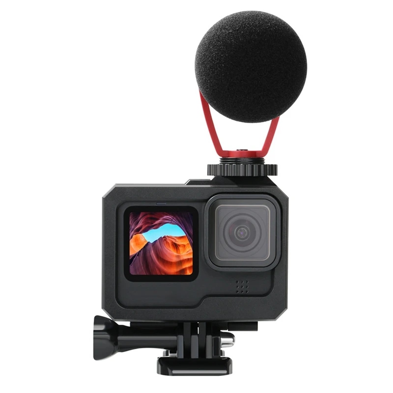 واقي غلاف علبة الإطار ، غلاف ، قاعدة برغي وحيد ، بديل مثبت لـ Gopro 10 ، 11 ، 12