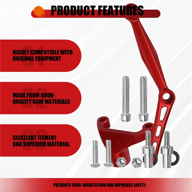 Trending Motorcycle Steering Stabilizer Damper Mounting Bracket Kit For Ducati Monster 937 Monster 950 2021-2024