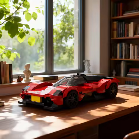 230pcs MOC Aston Martin Valkyrie V2 City Champions Model Building Blocks Architecture Toys Christmas Gifts Education Kids Idea