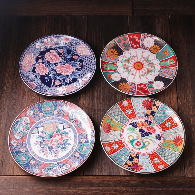 

Креативная посуда Cerc: Золотая тарелка для японской кухни, десертов, кайсеки, сайми, жареных блюд